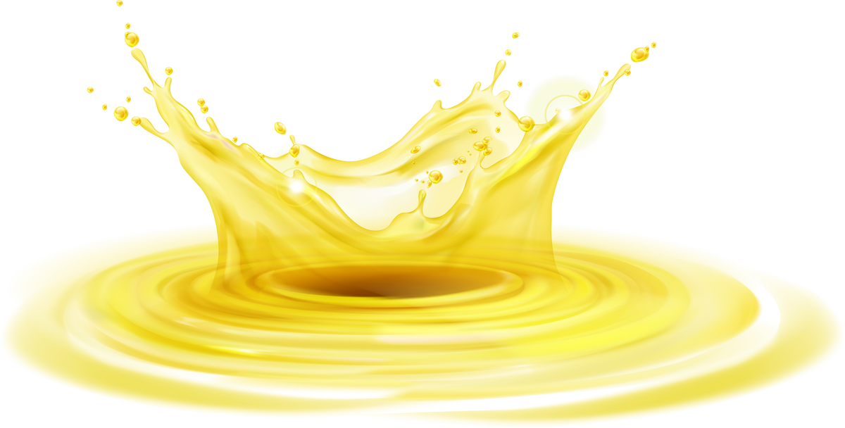Yellow water splash